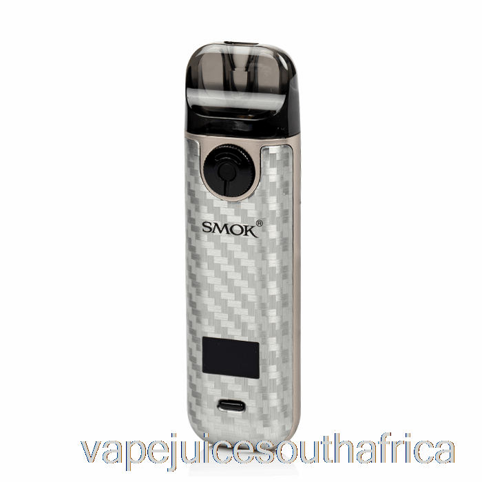 Vape Juice South Africa Smok Novo 4 25W Pod Kit Silver Carbon Fiber